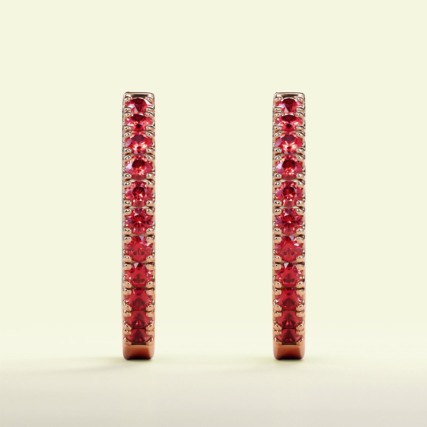 HOOP Rubin large - FENA daily Jewellery