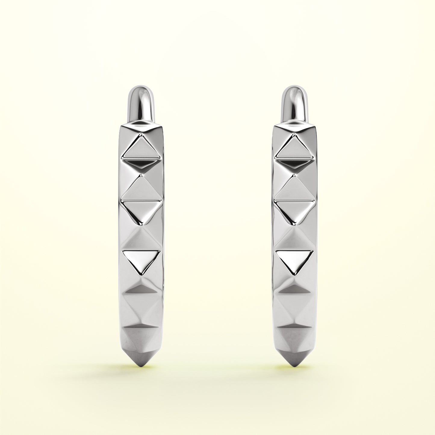 PURE Edgy Hoops - 14K Gold - FENA daily Jewellery