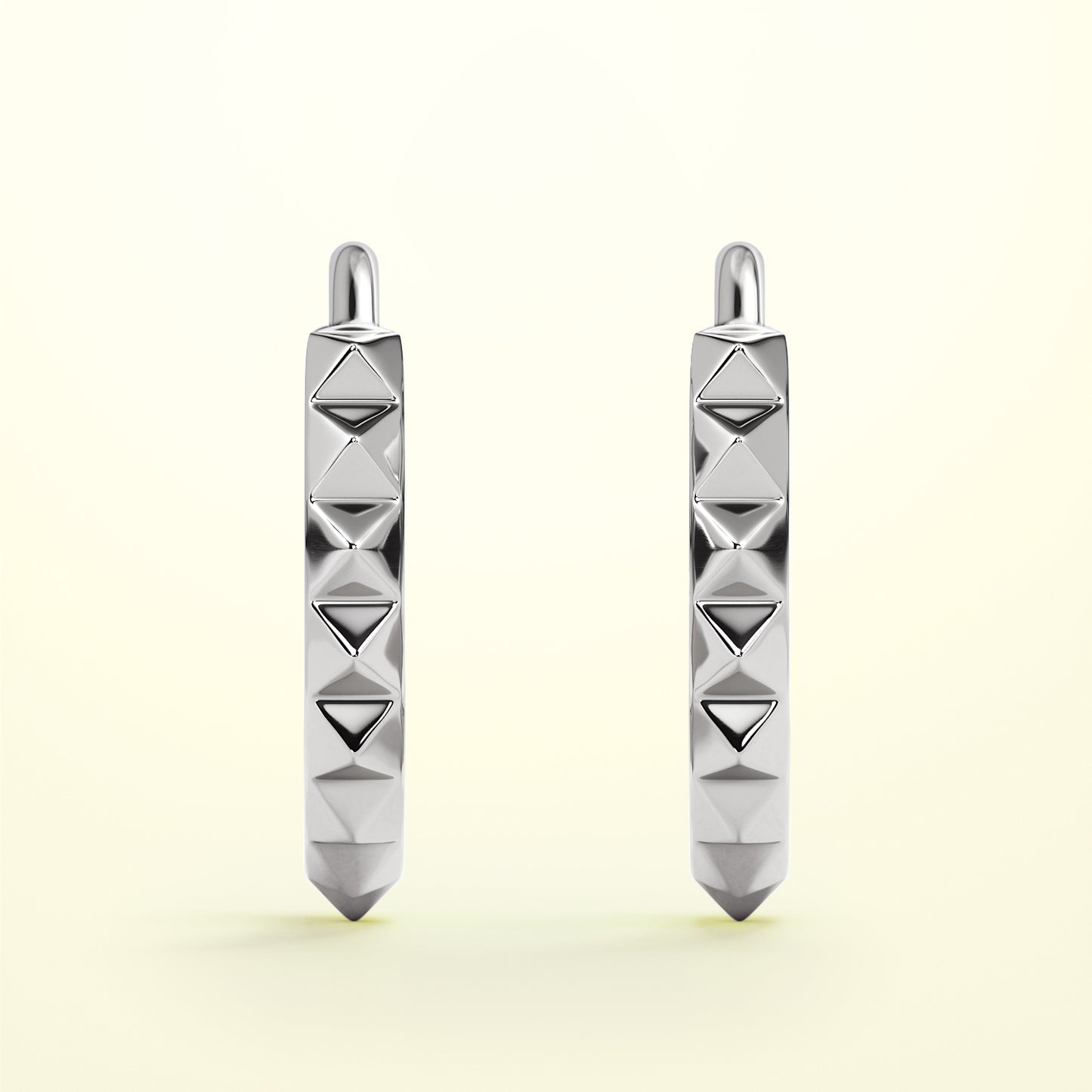 PURE Edgy Hoops - 14K Gold - FENA daily Jewellery