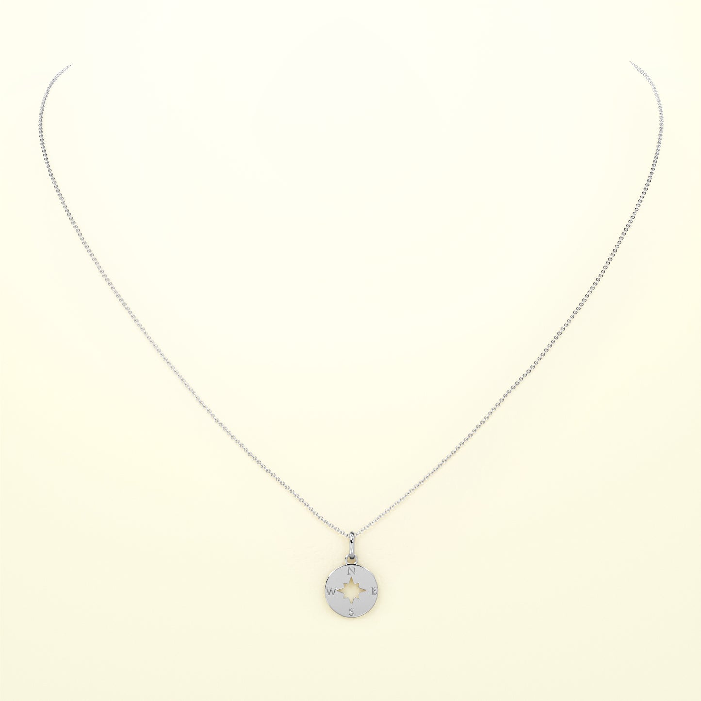 PURE Kompass - 14K Gold - FENA daily Jewellery