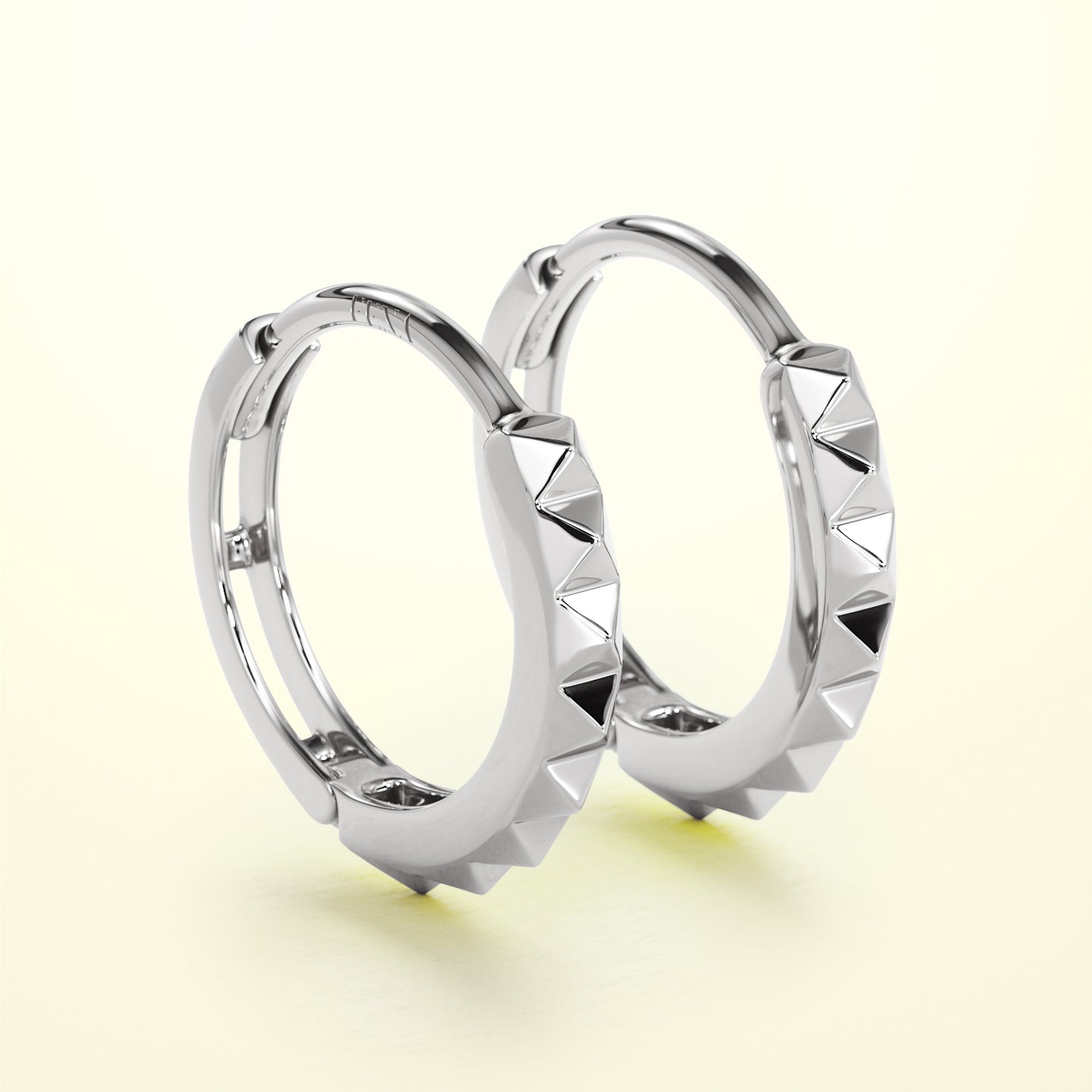 PURE Edgy Hoops - 14K Gold - FENA daily Jewellery