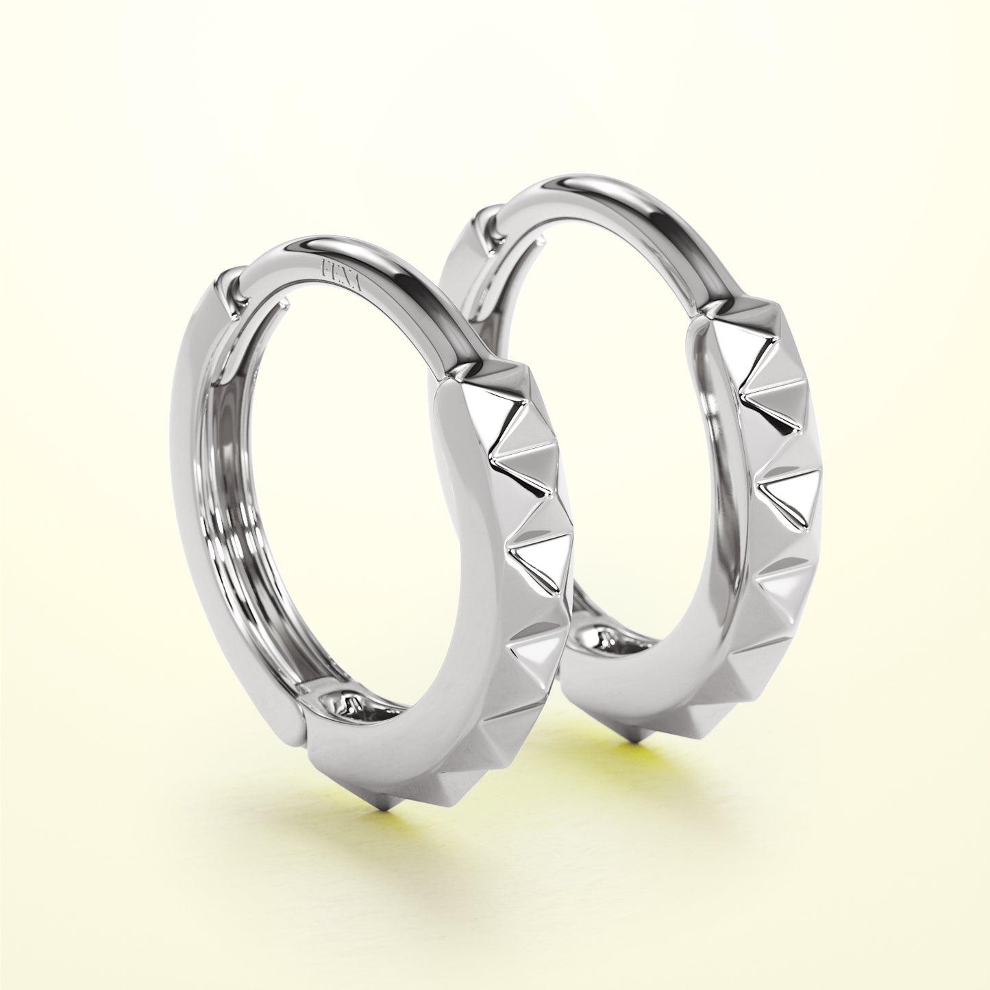 PURE Edgy Hoops - 14K Gold - FENA daily Jewellery