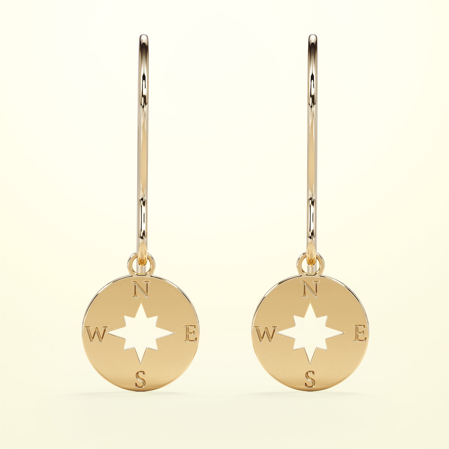 PURE Kompass II - 14K Gold - FENA daily Jewellery