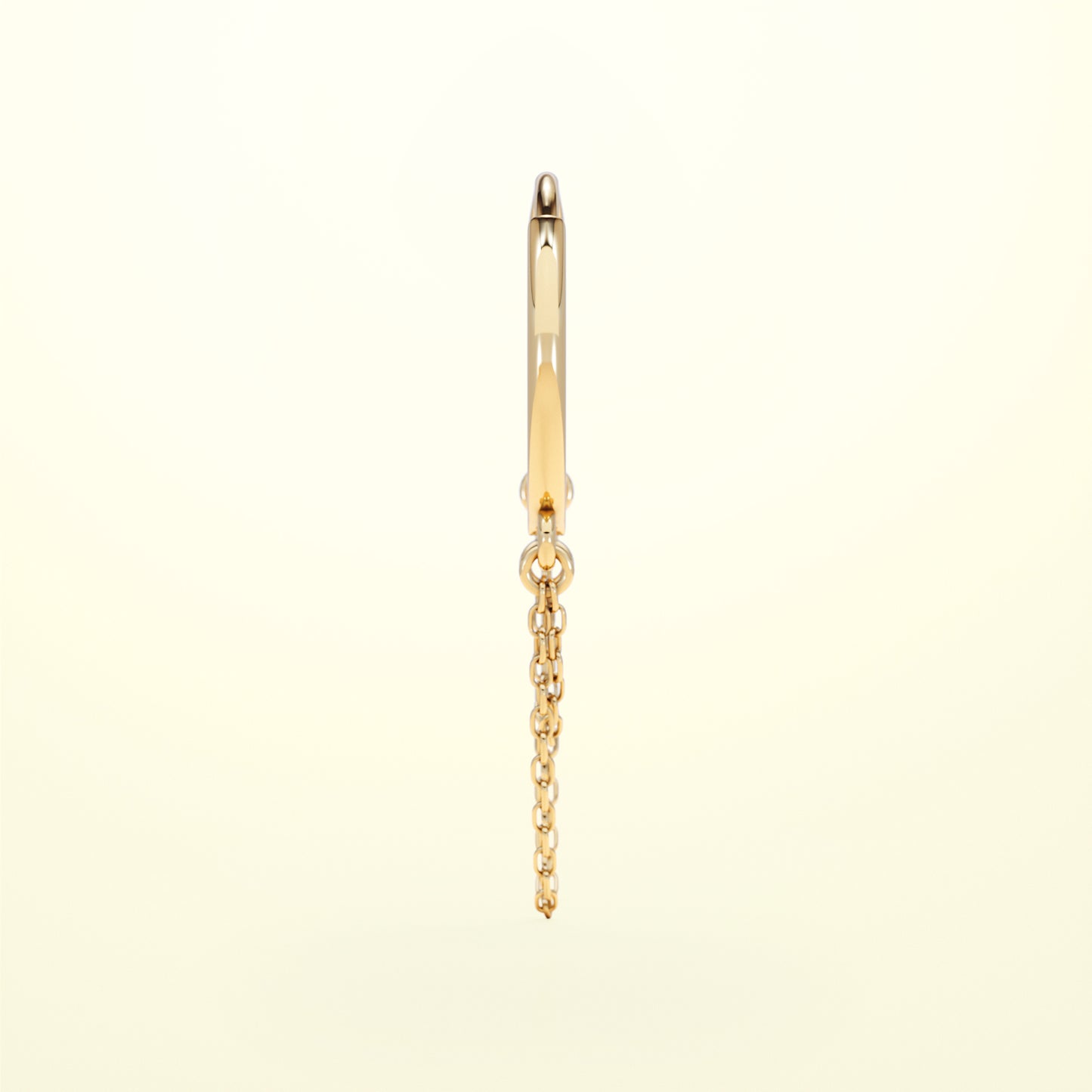 PURE Double Chain Hoops - 18K Gold - FENA daily Jewellery