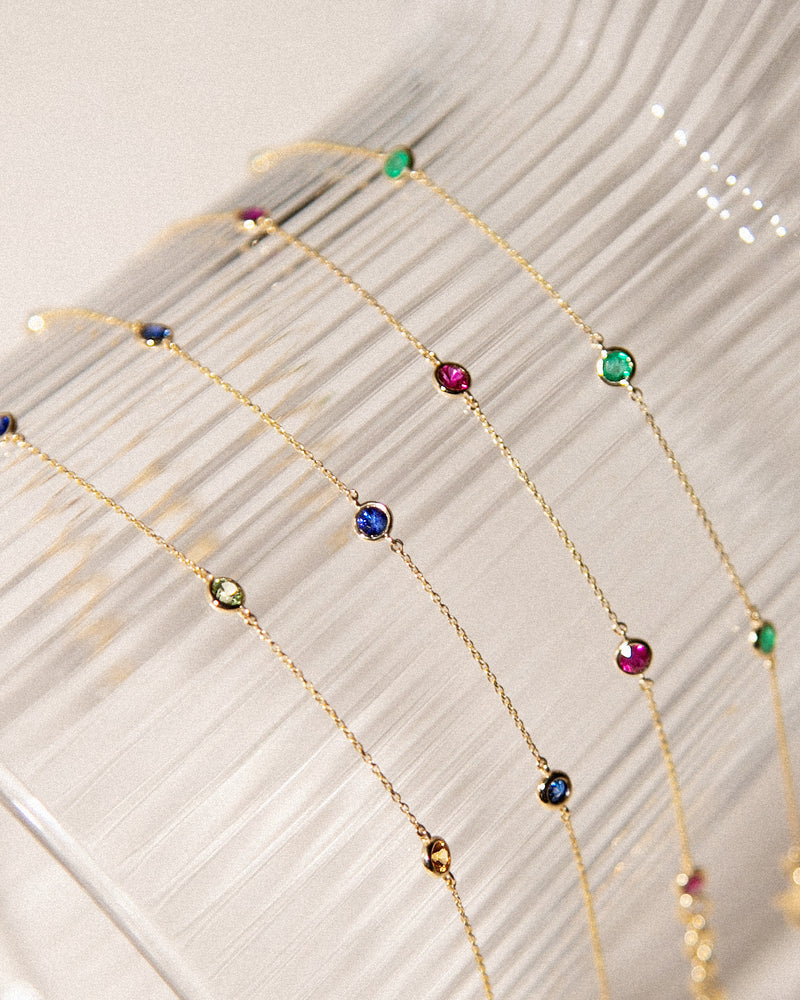 LINE COLOURS 5 Stone - FENA daily Jewellery