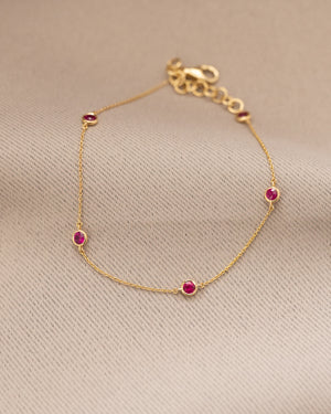 LINE COLOURS 5 Stone - FENA daily Jewellery