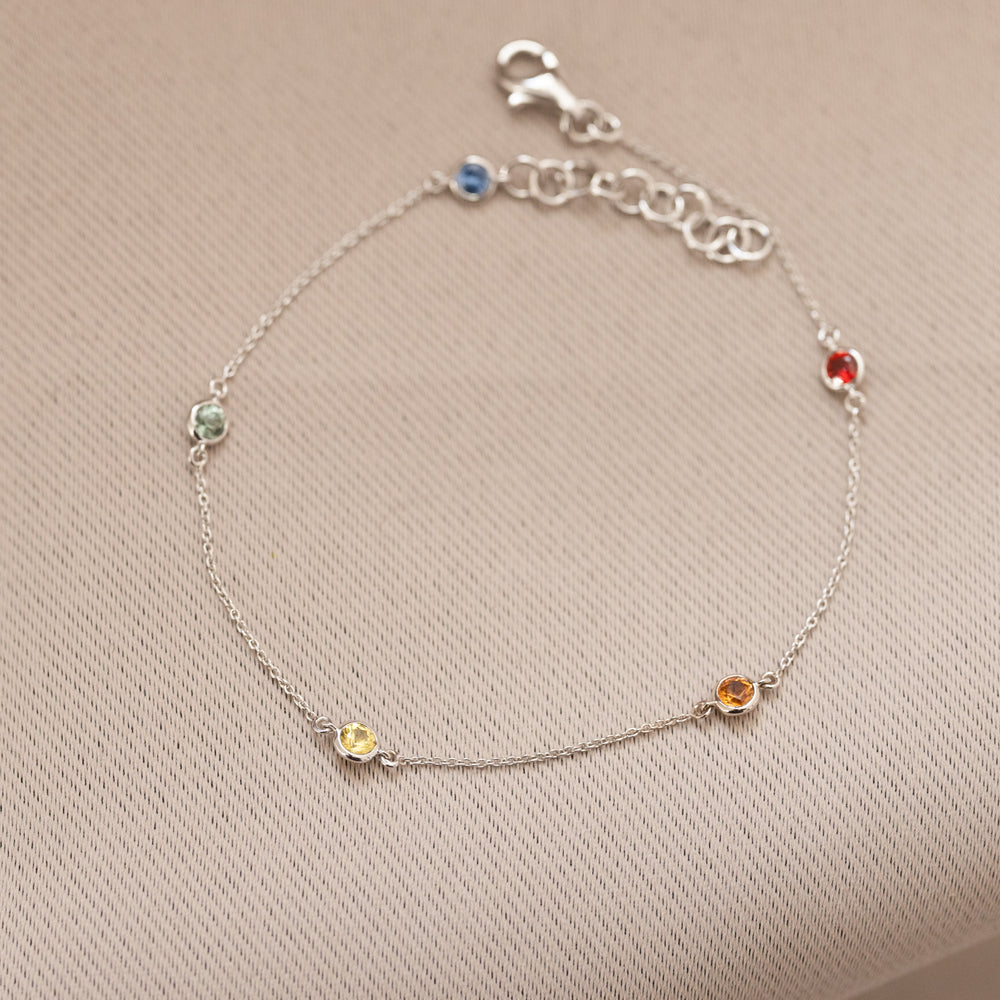 
                  
                    LINE COLOURS 5 Stone - FENA daily Jewellery
                  
                