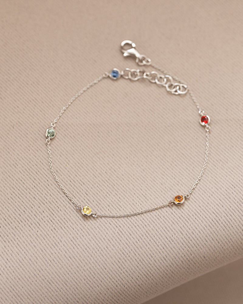 LINE COLOURS 5 Stone - FENA daily Jewellery