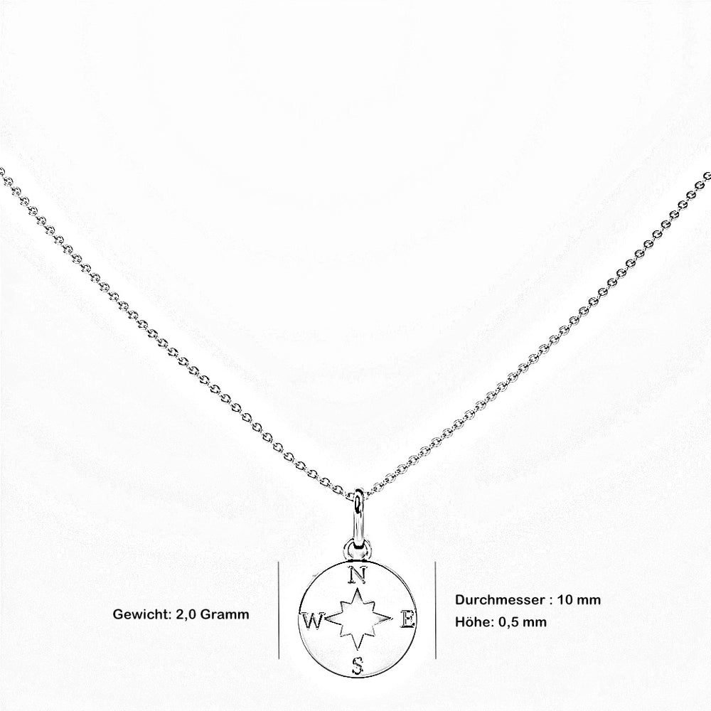 PURE Kompass - 14K Gold - FENA daily Jewellery