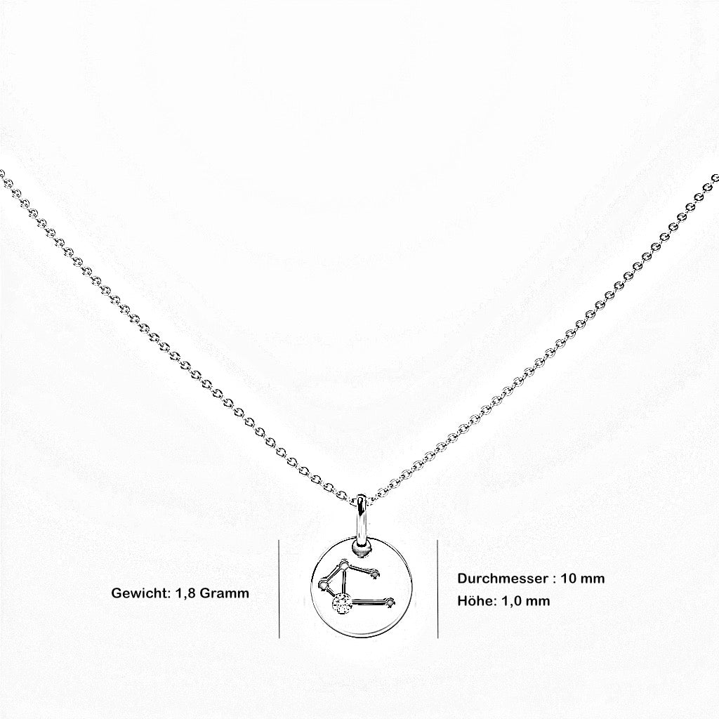 PURE Zodiac Waage - 14K Gold - FENA daily Jewellery