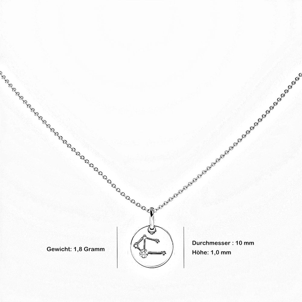PURE Zodiac Waage - 14K Gold - FENA daily Jewellery