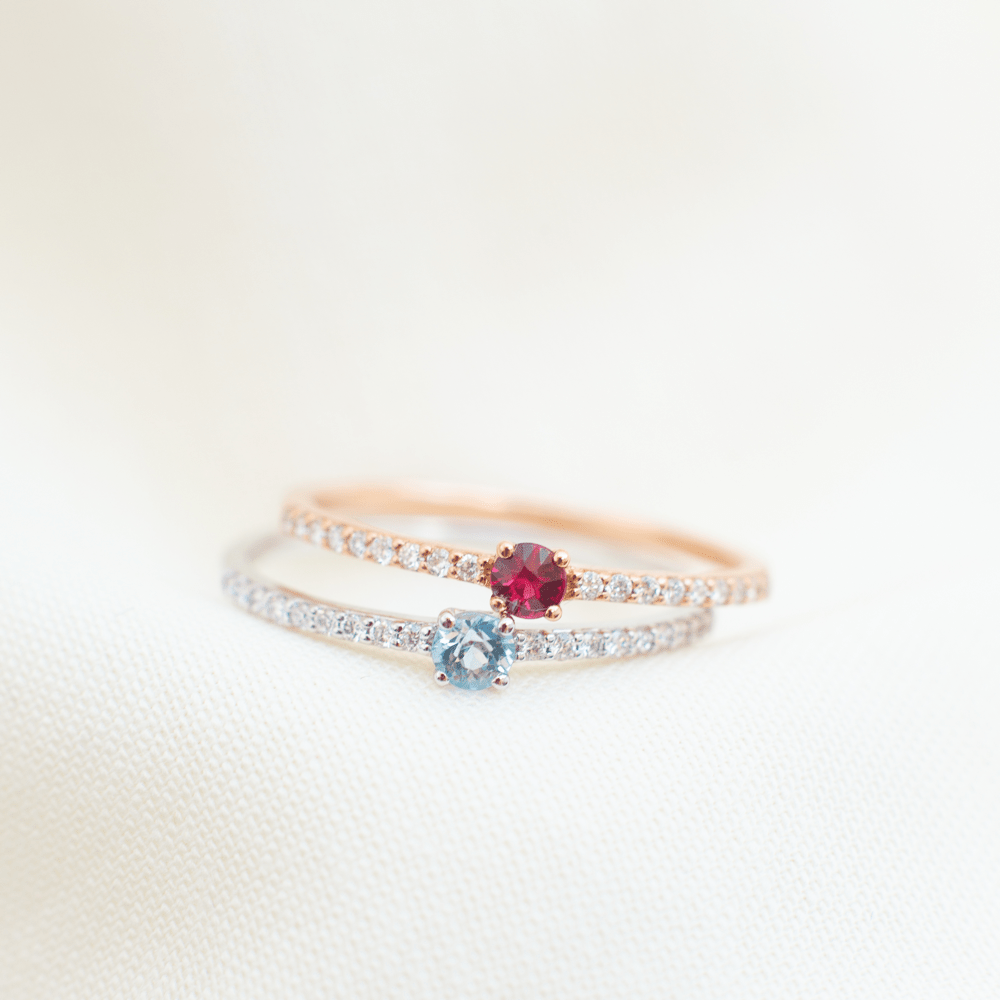 BIRTHSTONE Rubin - Juli - FENA daily Jewellery
