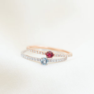 BIRTHSTONE Rubin - Juli - FENA daily Jewellery