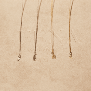 PURE Letters - 14K Gold - FENA daily Jewellery