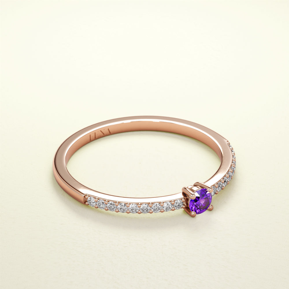BIRTHSTONE Amethyst - Februar - FENA daily Jewellery