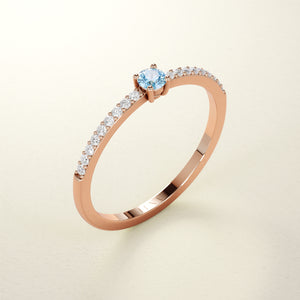 BIRTHSTONE ZIMBAQUA Aquamarin - März - FENA daily Jewellery