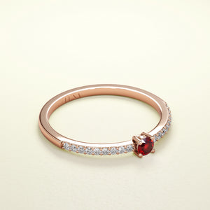 BIRTHSTONE Rubin - Juli - FENA daily Jewellery