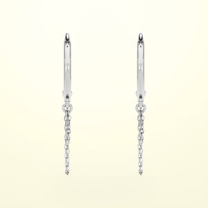 PURE Double Chain Hoops - 18K Gold - FENA daily Jewellery