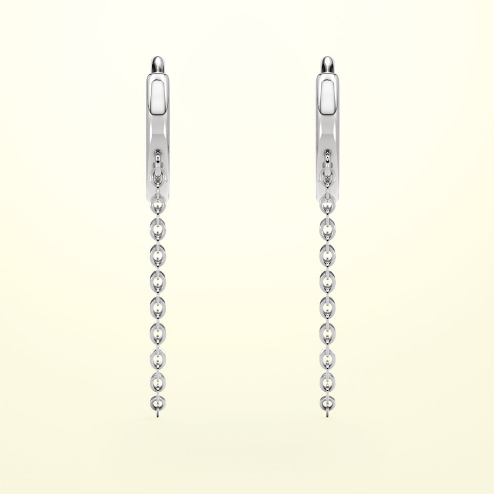 PURE Chain Hoops - 14K Gold - FENA daily Jewellery
