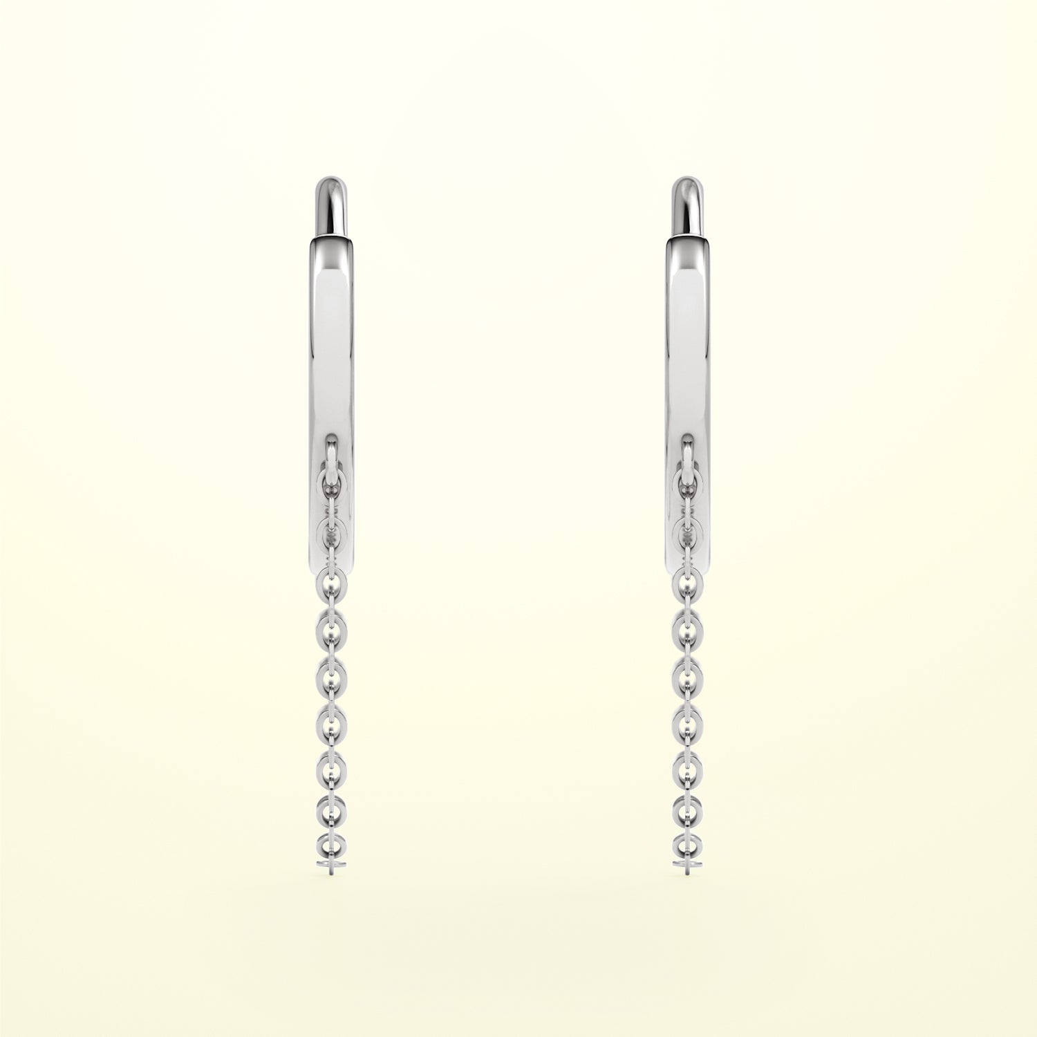 PURE Chain Hoops - 14K Gold - FENA daily Jewellery
