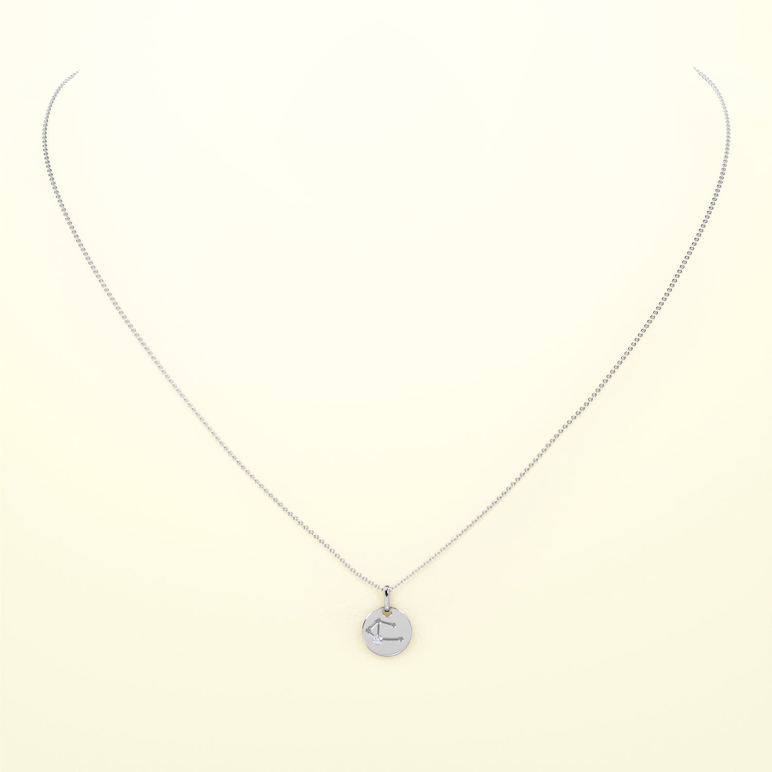 PURE Zodiac Waage - 14K Gold - FENA daily Jewellery