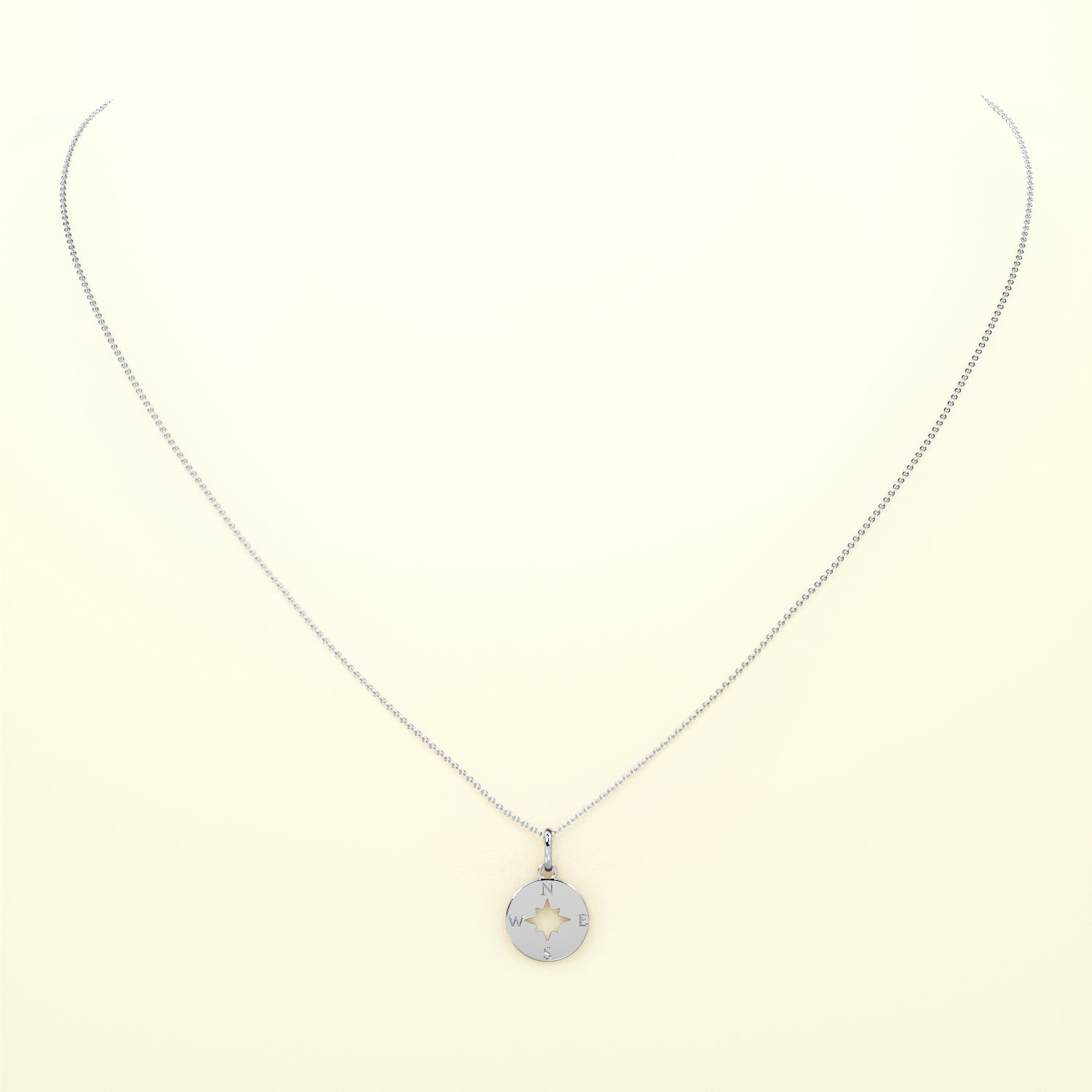 PURE Kompass - 14K Gold - FENA daily Jewellery