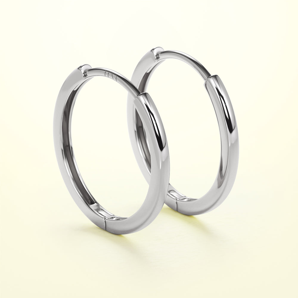 PURE Hoops large - 14K Gold - FENA daily Jewellery