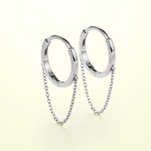 PURE Chain Hoops - 14K Gold - FENA daily Jewellery