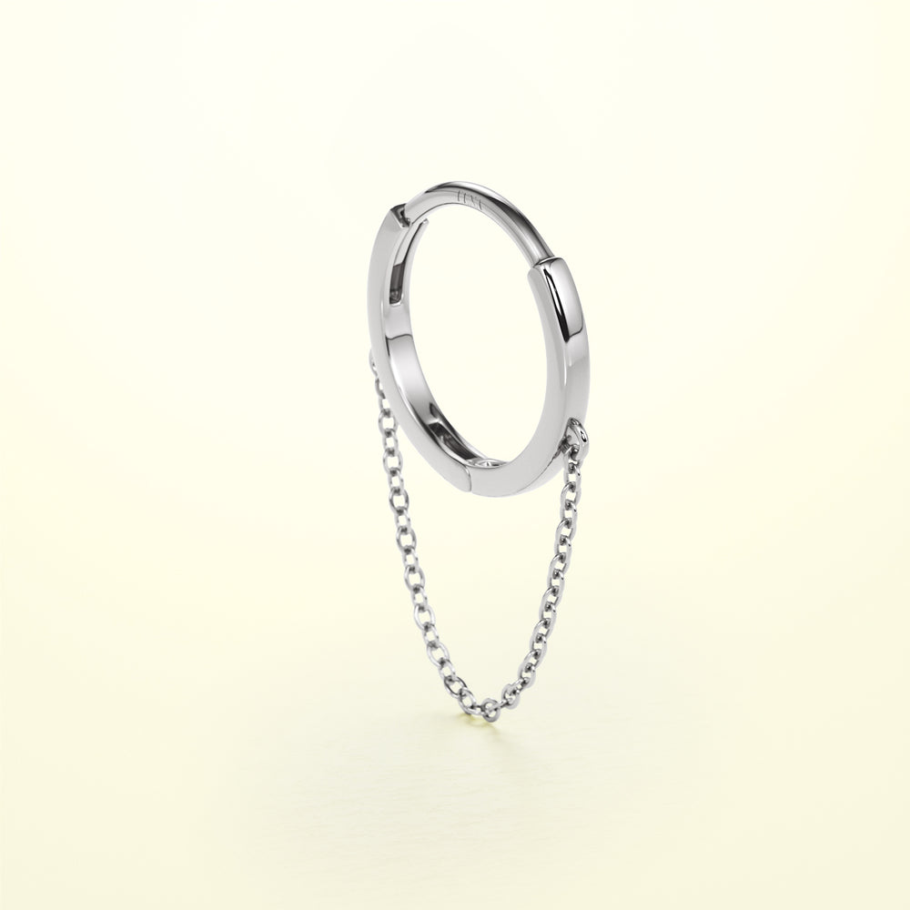 PURE Chain Hoops - 14K Gold - FENA daily Jewellery