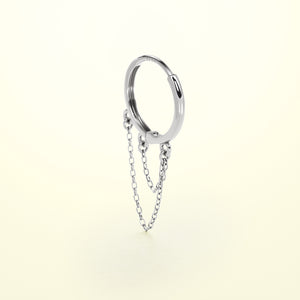 PURE Double Chain Hoops - 18K Gold - FENA daily Jewellery