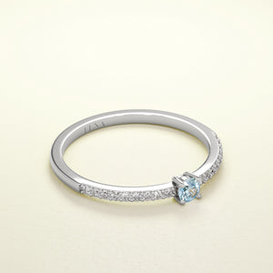 BIRTHSTONE ZIMBAQUA Aquamarin - März - FENA daily Jewellery
