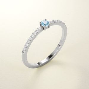 BIRTHSTONE ZIMBAQUA Aquamarin - März - FENA daily Jewellery