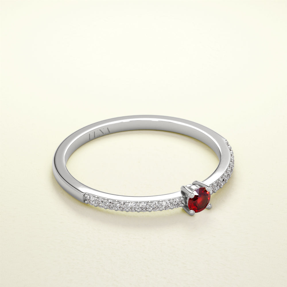 BIRTHSTONE Rubin - Juli - FENA daily Jewellery