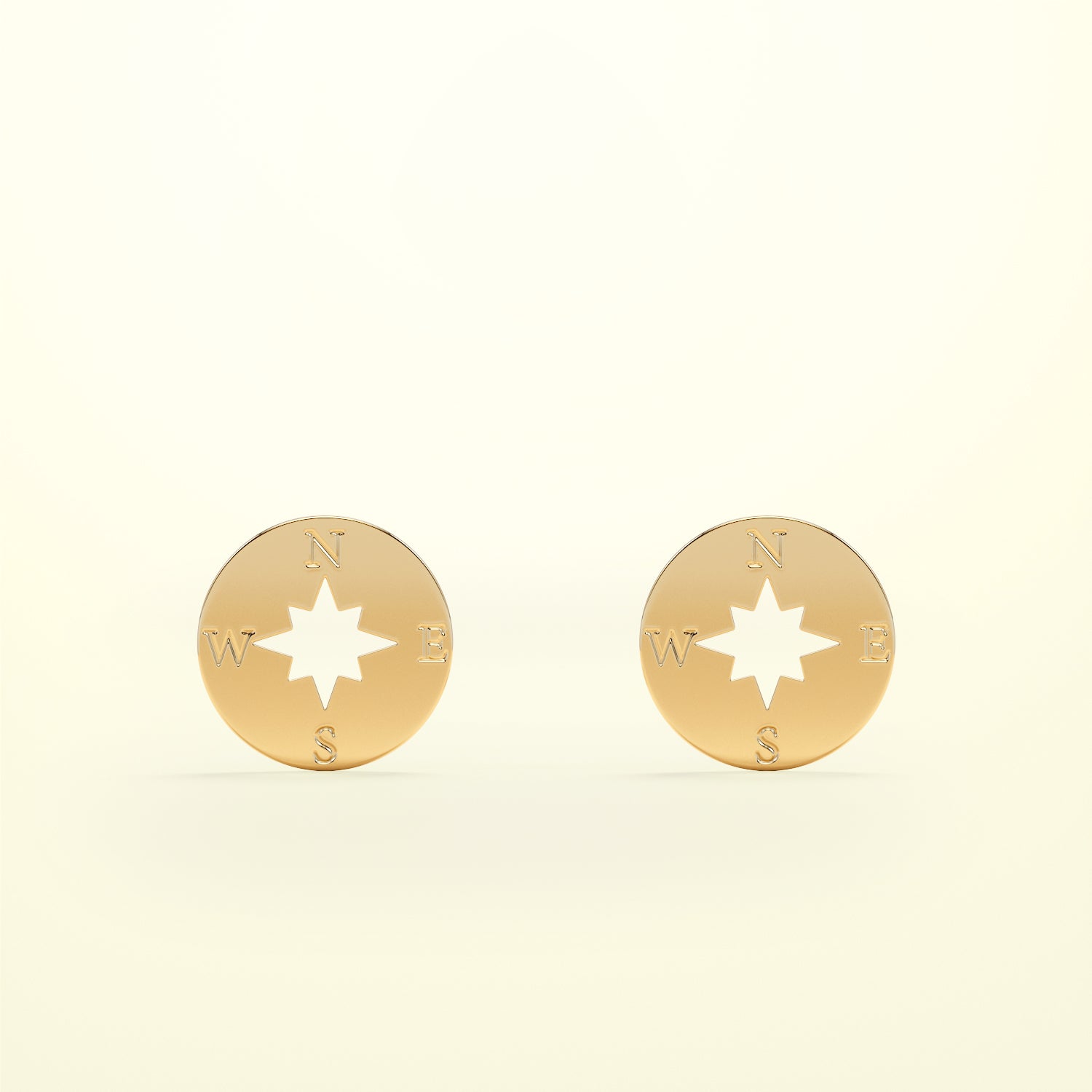 PURE Kompass - 14K Gold - FENA daily Jewellery