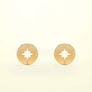PURE Kompass - 14K Gold - FENA daily Jewellery