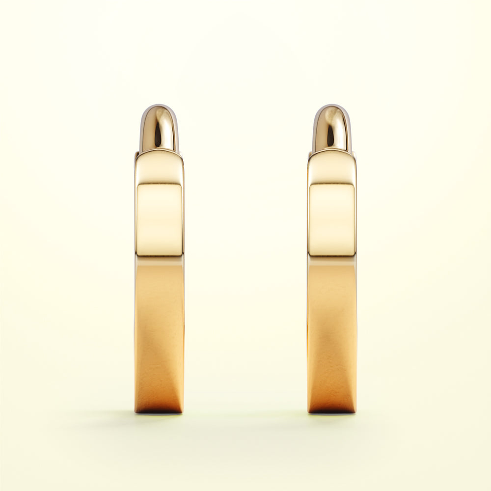 PURE Hoops small - 14K Gold - FENA daily Jewellery