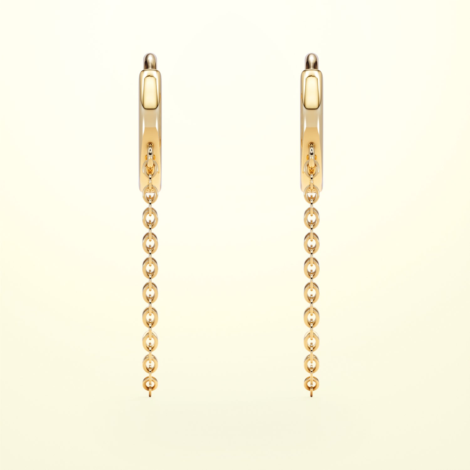 PURE Chain Hoops - 14K Gold - FENA daily Jewellery