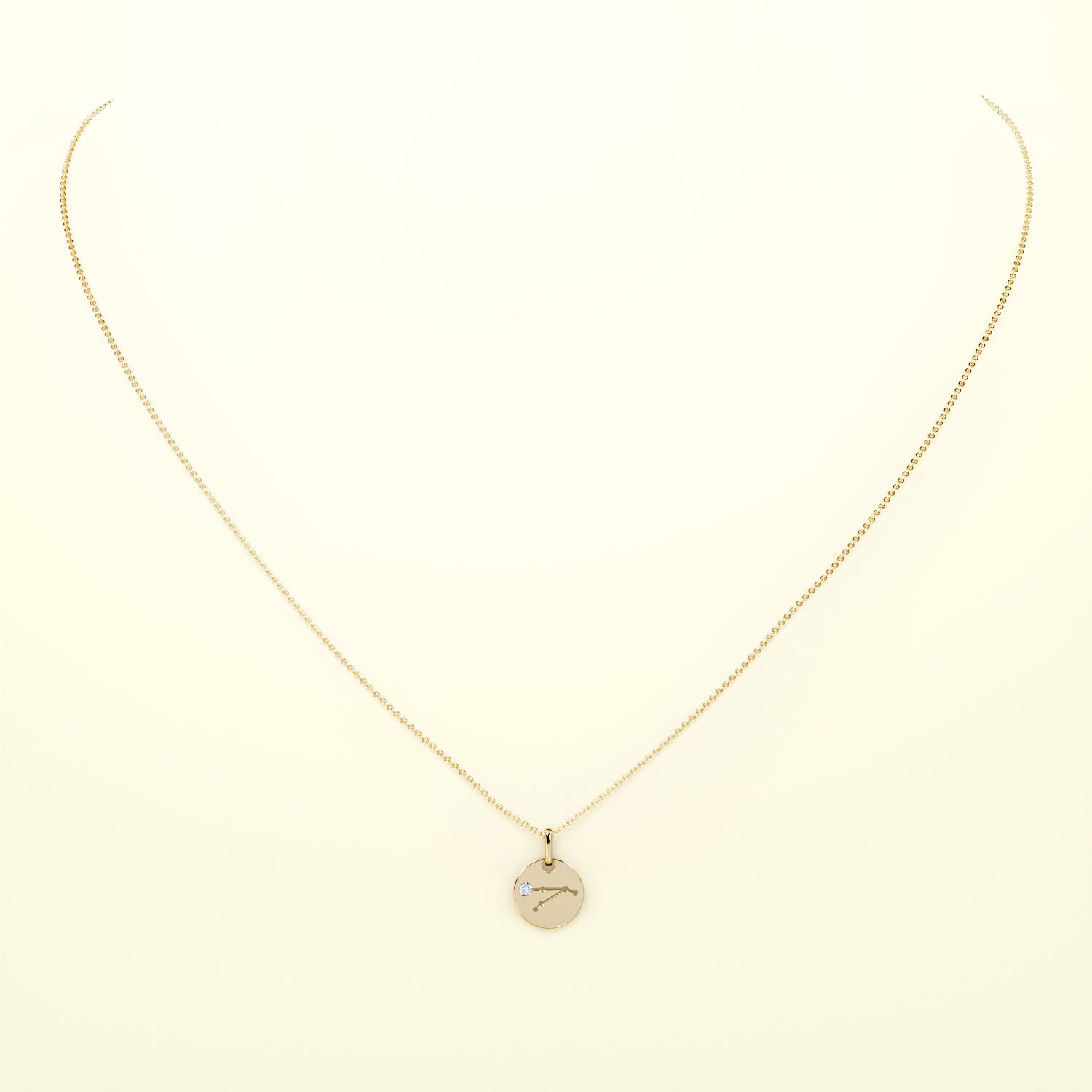 PURE Zodiac Widder - 14K Gold - FENA daily Jewellery