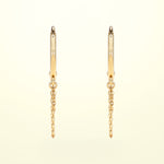 PURE Double Chain Hoops - 18K Gold - FENA daily Jewellery