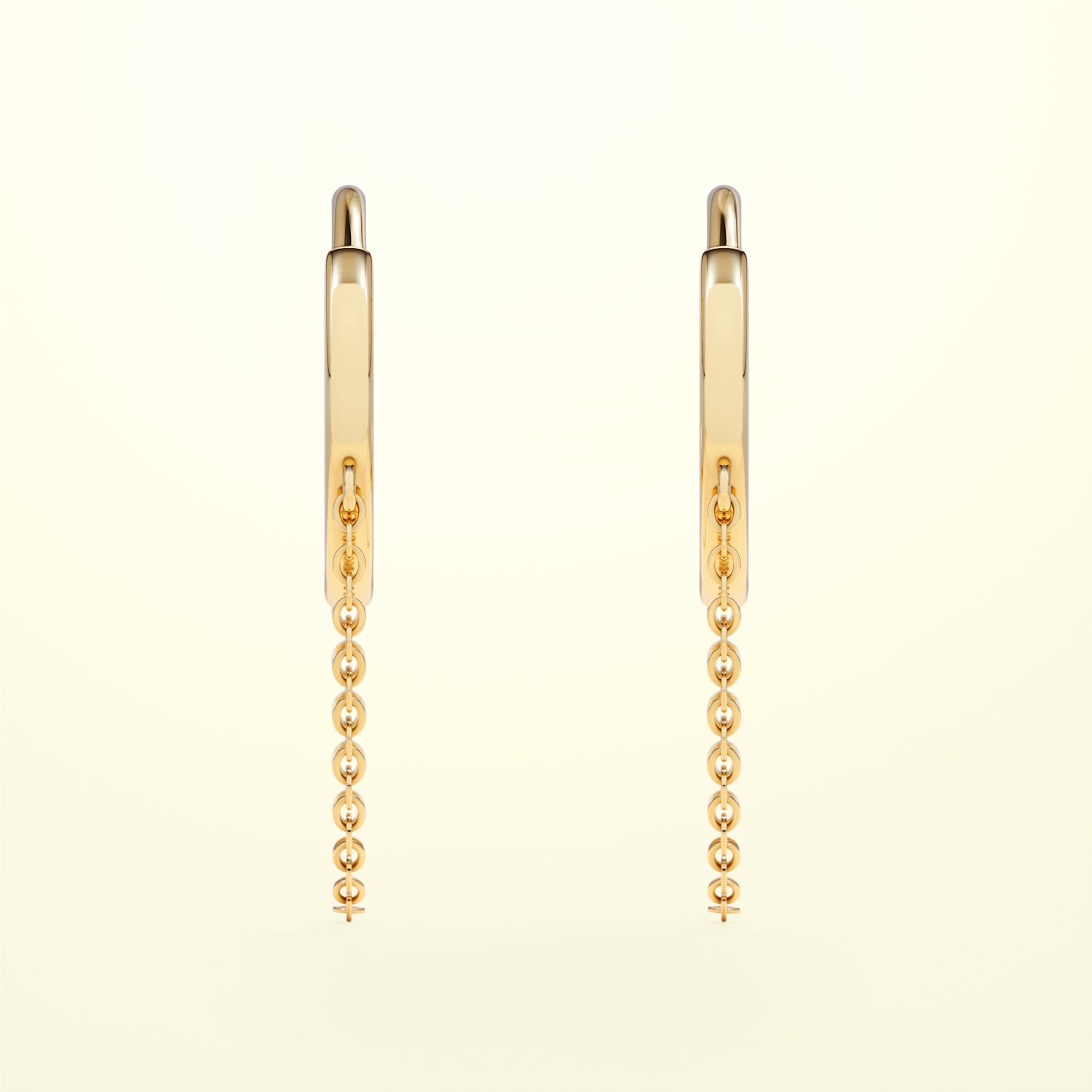 PURE Chain Hoops - 14K Gold - FENA daily Jewellery