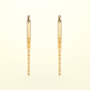 PURE Chain Hoops - 14K Gold - FENA daily Jewellery