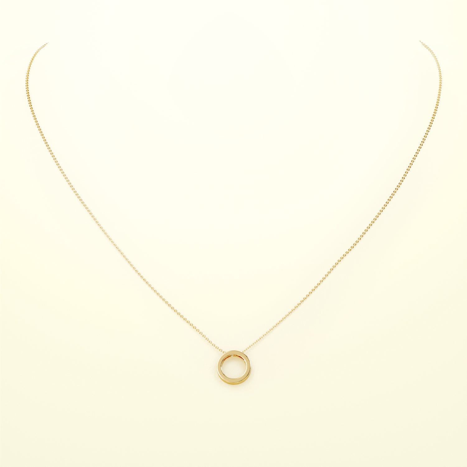 PURE Circle - 14K Gold - FENA daily Jewellery