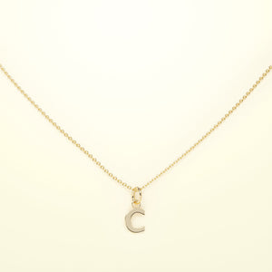 PURE Letters ohne Kette - 14K Gold