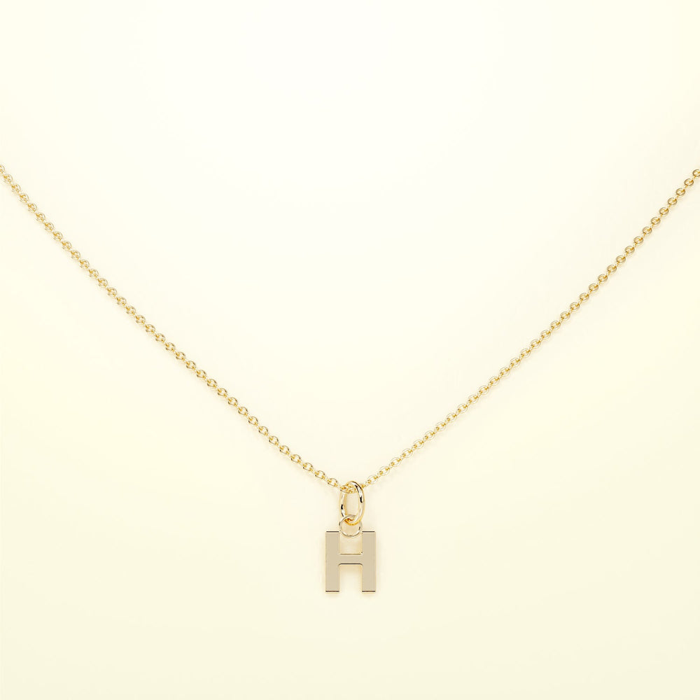 PURE Letters ohne Kette - 14K Gold