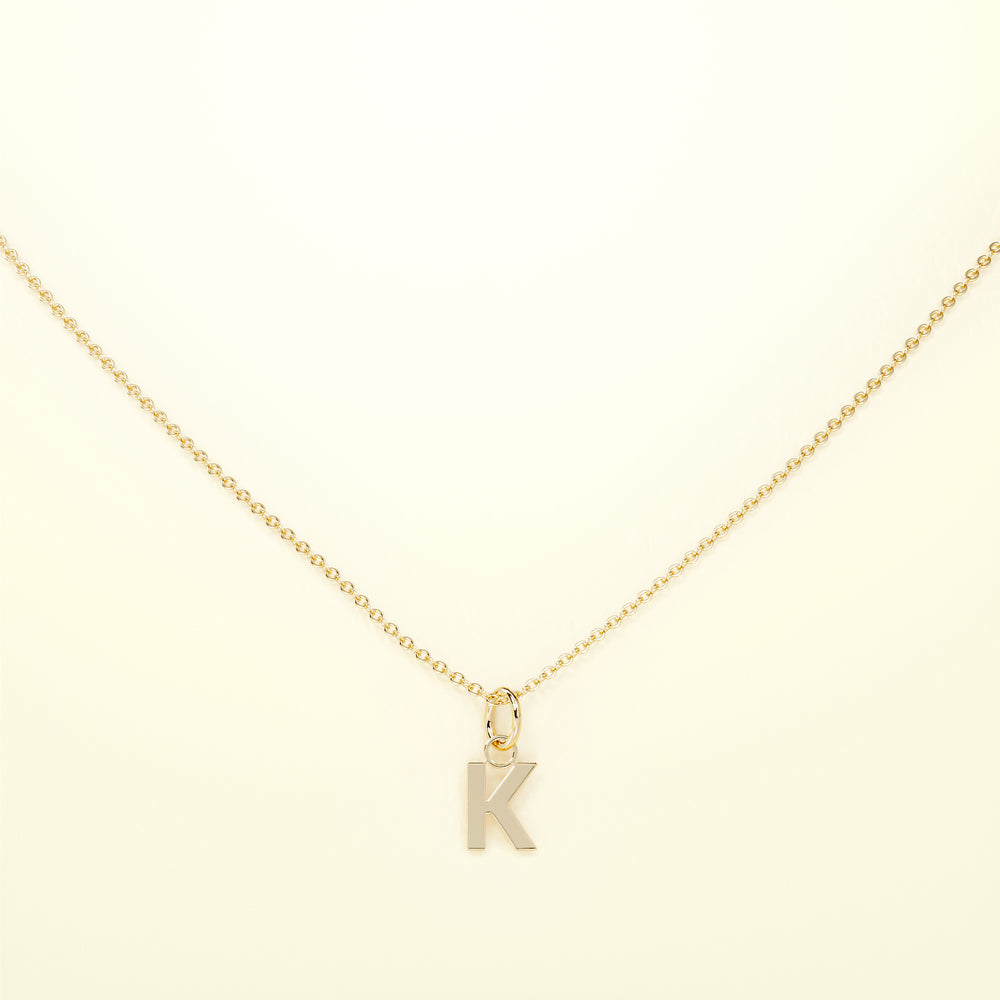 PURE Letters - 14K Gold - FENA daily Jewellery