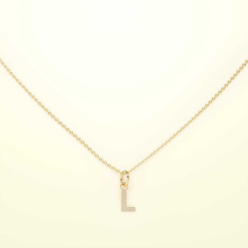 PURE Letters - 14K Gold - FENA daily Jewellery