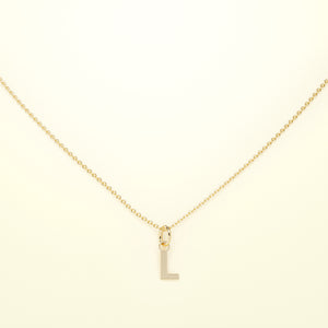 PURE Letters - 14K Gold - FENA daily Jewellery