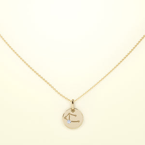 PURE Zodiac Waage - 14K Gold - FENA daily Jewellery