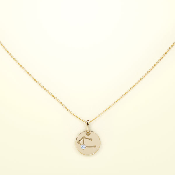PURE Zodiac Waage - 14K Gold - FENA daily Jewellery
