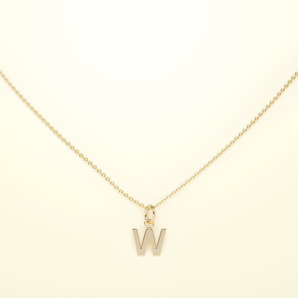 PURE Letters ohne Kette - 14K Gold